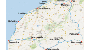Marocco Cartina