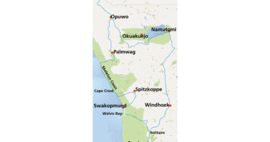 Namibia Cartina