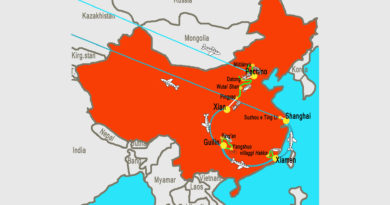 cartina Cina