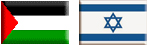 bandiere Israele e Palestina