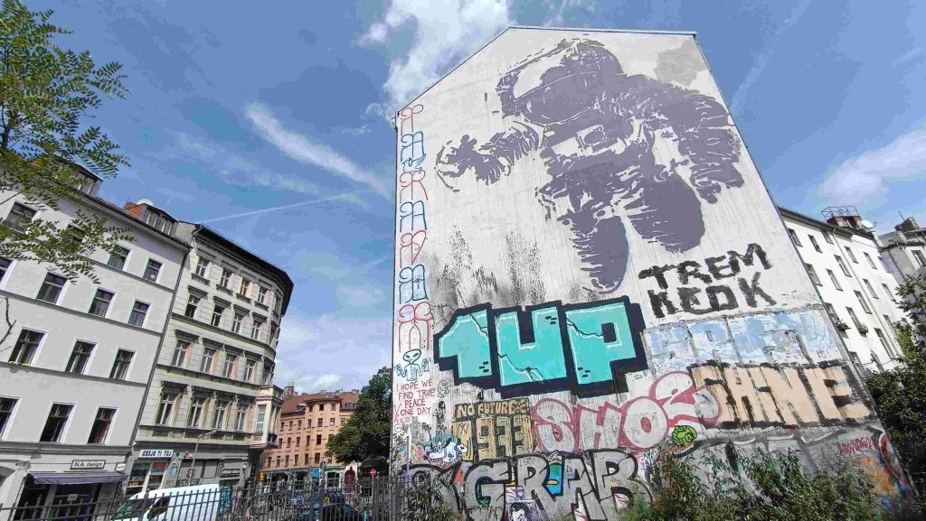 Berlino - Murale nel quartiere Kreuzberg