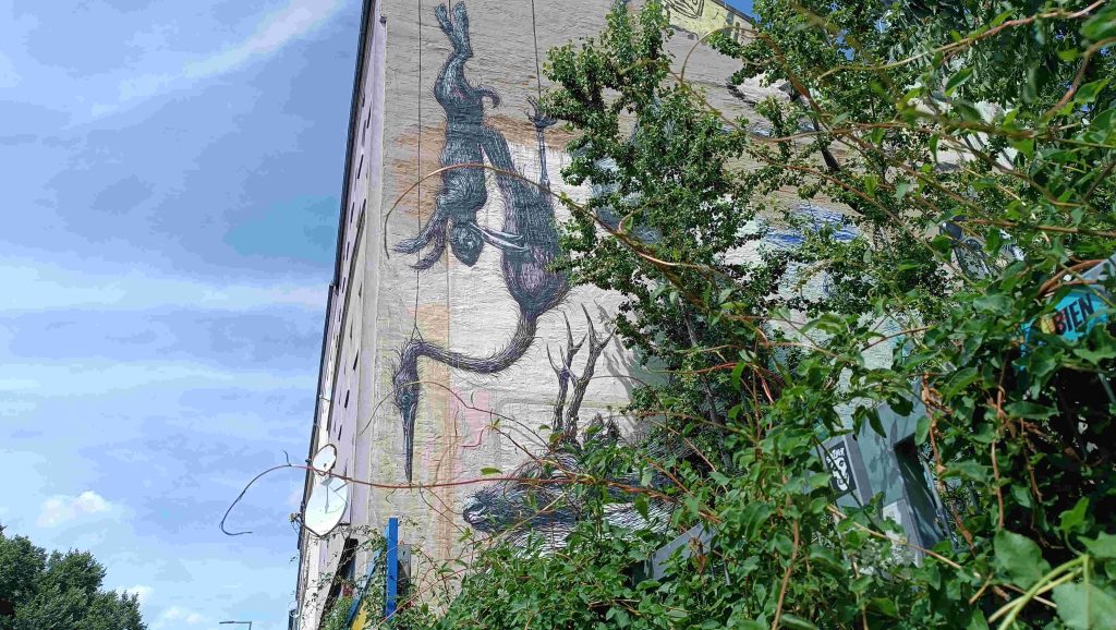 Berlino - Murale nel quartiere Kreuzberg