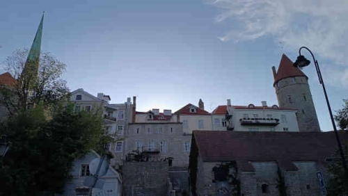 Tallinn - Il balcone della nostra stanza