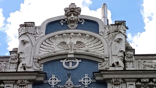Riga-Centro, edifici in stile Art Nouveau